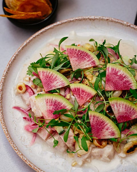 ceviche caribeno piel canela
